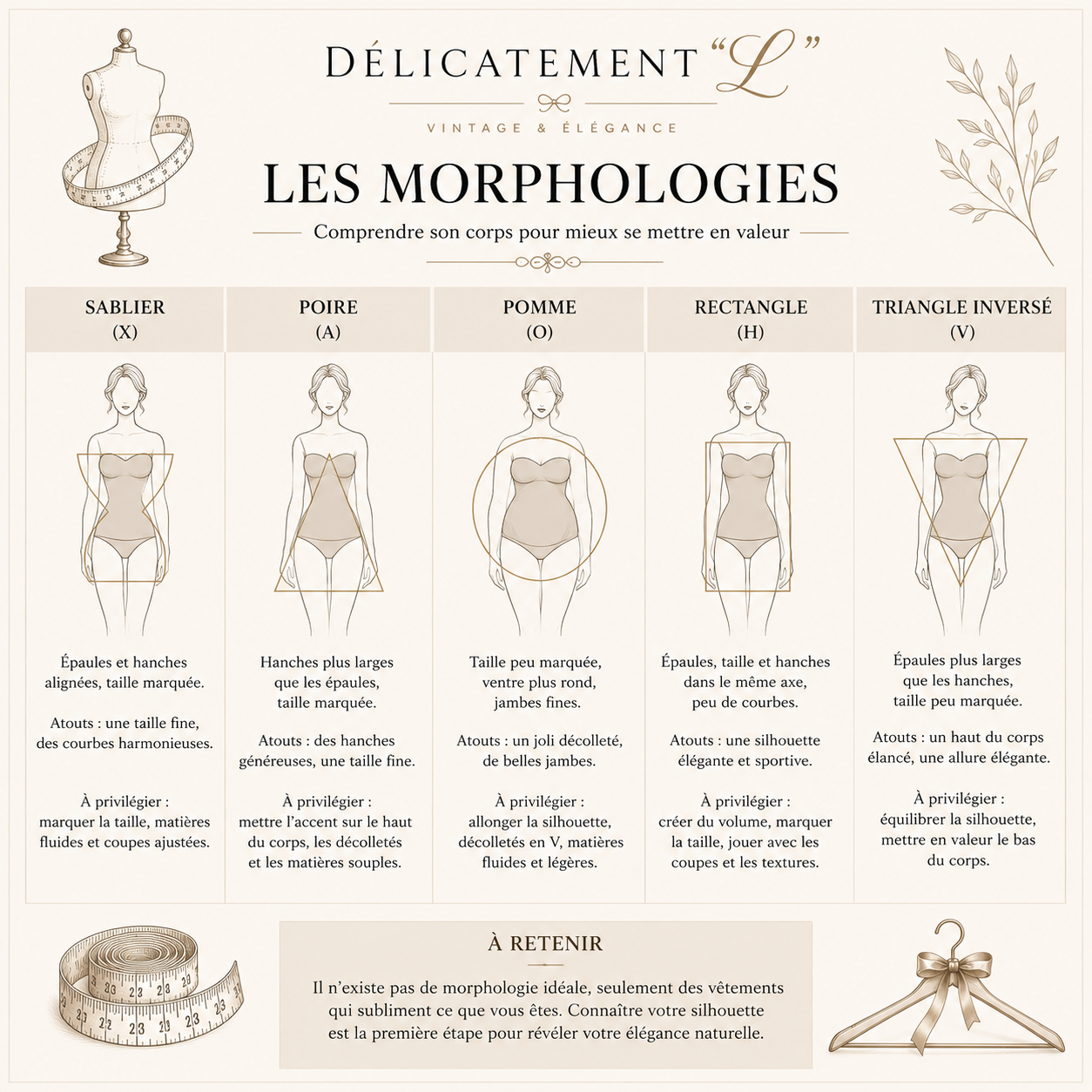 Les morphologies : apprendre à sublimer ce qui vous rend unique