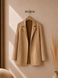 Ref A11: Veste Noisy May effet daim / suédine beige – Taille XS