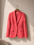 Ref A02: Veste Blazer Luijo Rose Corail  XS