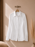 Ref A13: Chemise blanche Essentiel Antwerp brodée – Taille 36 (S)