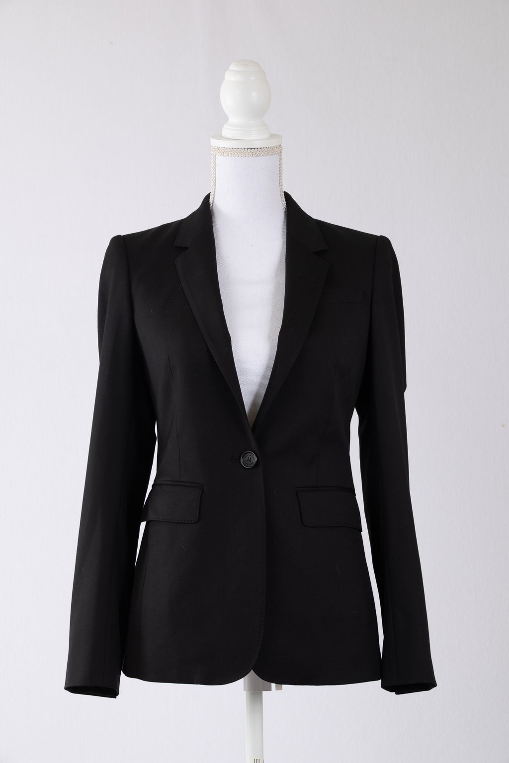 A14 – Blazer Burberry noir structuré – Taille XS – Seconde main