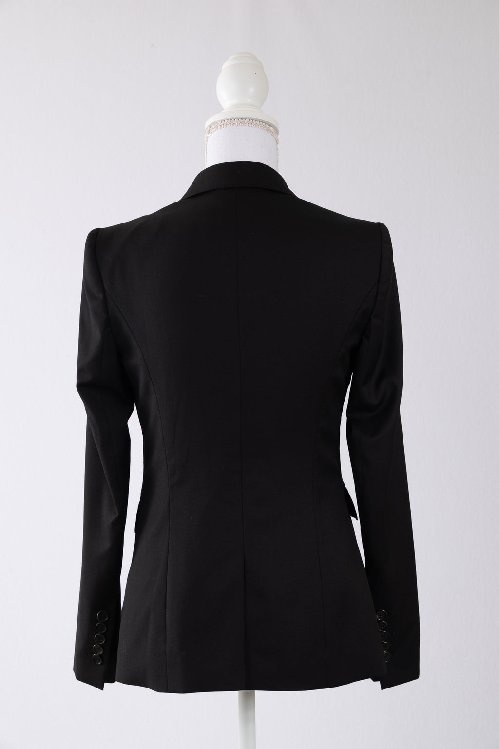 A14 – Blazer Burberry noir structuré – Taille XS – Seconde main