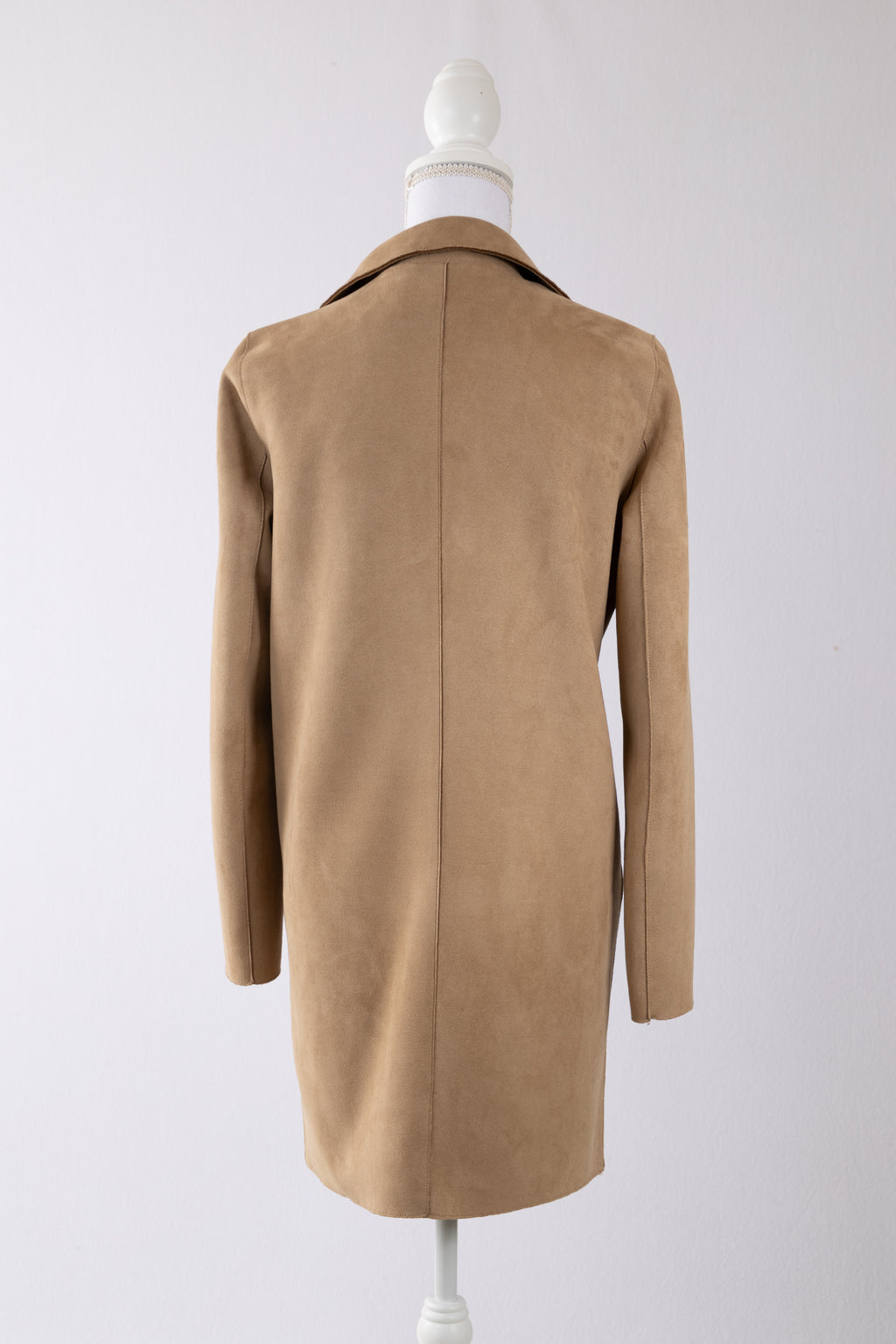 A11 – Veste Noisy May effet daim beige camel – Taille XS – Seconde main