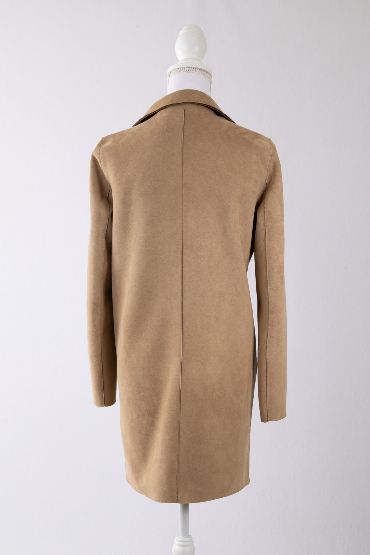 A11 – Veste Noisy May effet daim beige camel – Taille XS – Seconde main