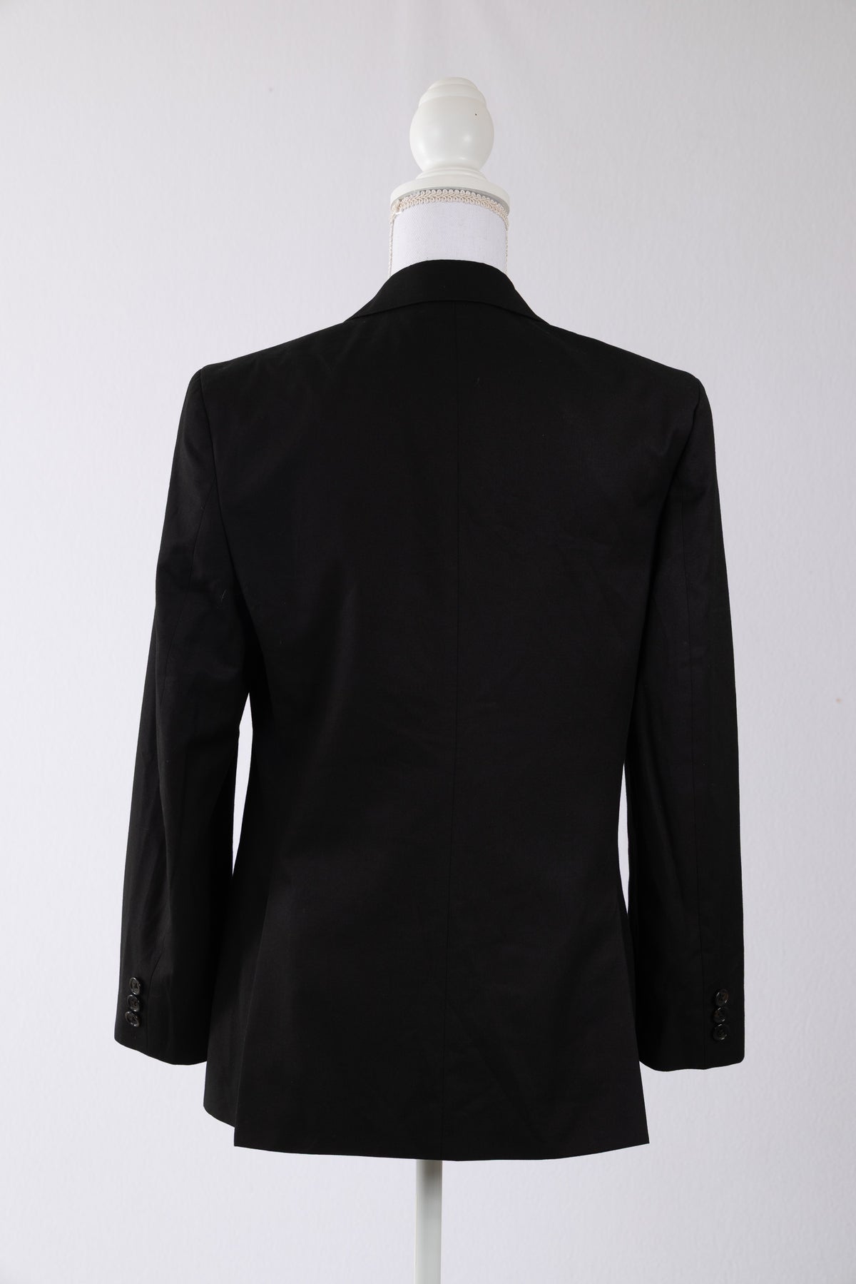 A53 – Blazer Lauren Ralph Lauren noir structuré – Taille estimée S – Seconde main