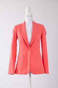 A02 – Blazer Liu Jo rose corail ajusté – Taille 34 FR – Seconde main